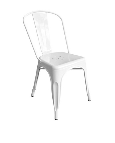 Euro Home Collection Garvin Chair, White