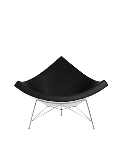 Euro Home Collection Palm Chair, Black