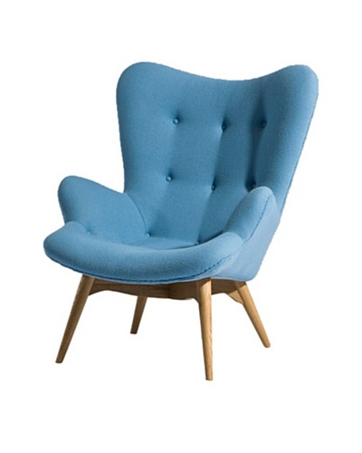 Euro Home Collection Jules Chair, Blue