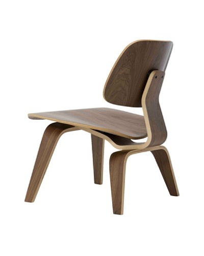 Euro Home Collection Reggie Chair, Walnut
