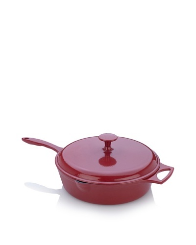 Fagor Michelle B. 4-Quart Chicken Fryer with Lid [Red]