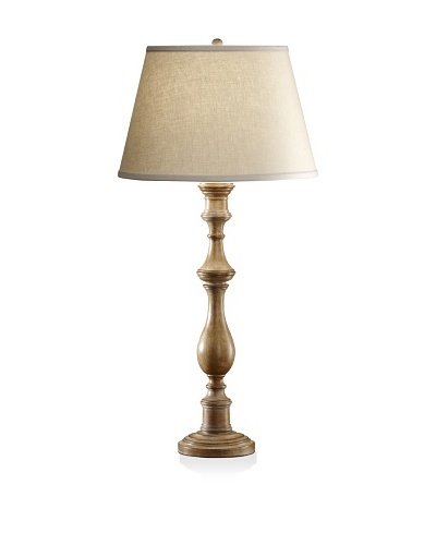 Feiss Lighting Alira Table Lamp, Medium Aged Wood