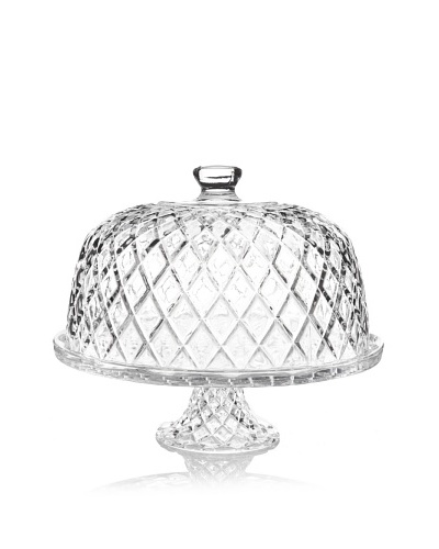 Fifth Avenue Muirfield Faceted Crystal Pedestal with Dome