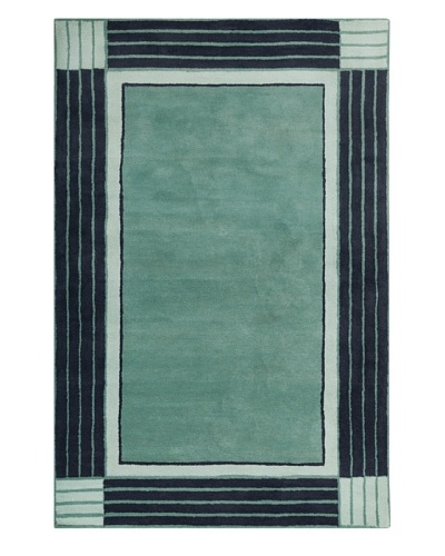 Filament Leisa Hand-Tufted Wool Rug, Teal, 5' x 7' 6