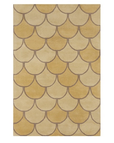 Filament Maura Hand-Tufted Wool Rug, Gold, 5' x 7' 6