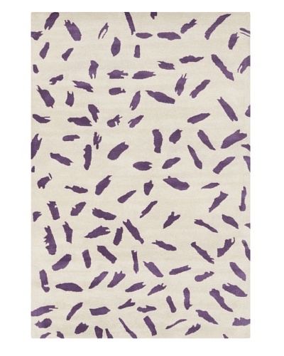 Filament Melinda Rug, Cream/Purple, 5' x 7' 6