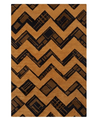 Filament Gaylene Hand-Tufted Wool Rug, Brown, 5' x 7' 6