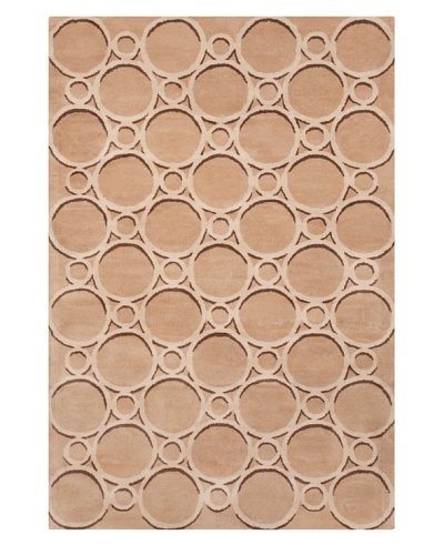 Filament Karry Hand-Tufted Wool Rug, Light Brown, 5' x 7' 6