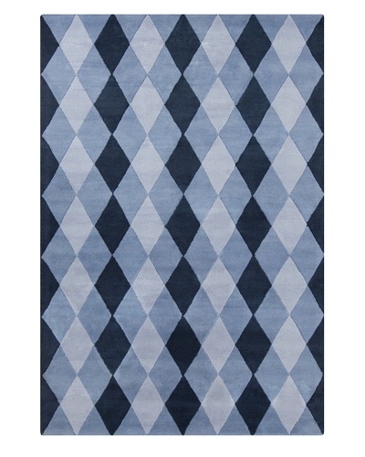 Filament Alishia Hand-Tufted Wool Rug, Blue, 5' x 7' 6