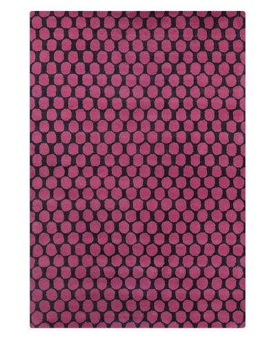 Filament Chantelle Hand-Tufted Wool Rug, Pink, 5' x 7' 6
