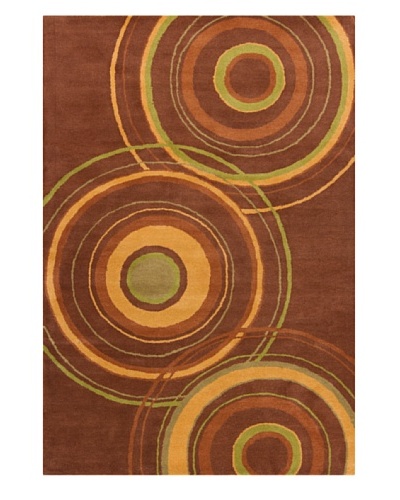 Filament Karey Hand-Tufted Wool Rug, Brown, 5' x 7' 6