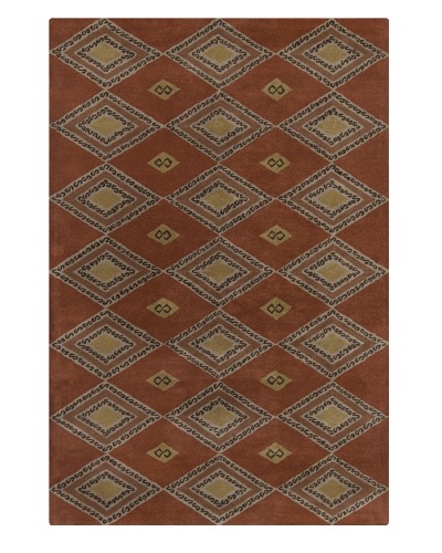 Filament Keeley Hand-Tufted Wool Rug, Brown, 5' x 7' 6