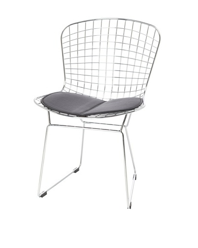 Fine Mod Wire Side Chair, BlackAs You See
