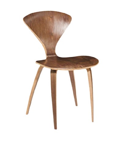 Fine Mod Wooden Side Chair [Walnut]