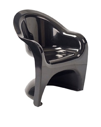 Fine Mod Shape Armchair [Black]