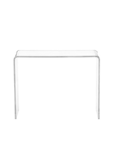Foxhill Trading Pure Décor Acrylic Accent Table, Clear
