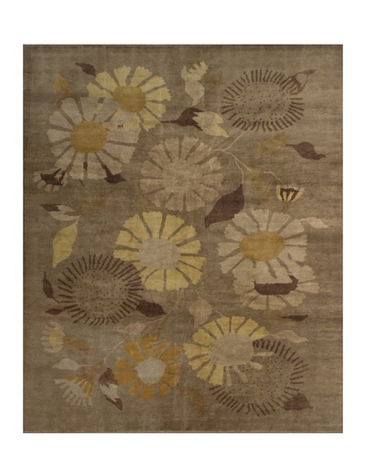 French Accents Modern Carpet [Tan/Gold Multi]