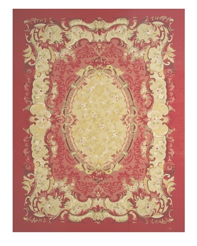 French Accents Severine Aubusson [Red/Gold Multi]