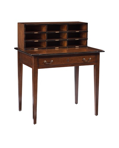 French Heritage Felix Desk With Pull Out, Antique Cherry