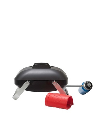 Fuego Element Portable Gas Grill, Black/Red