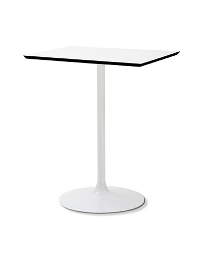 Domitalia Square Crown Table, White