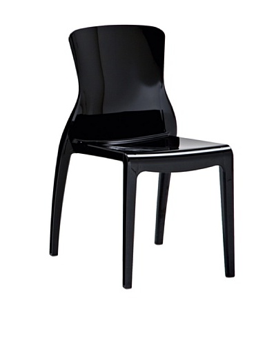 Domitalia Crystal Chair, Black