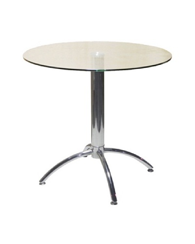 Furniture Contempo Betty Dining Table, Silver