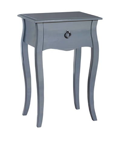 Gallerie Décor Lido Single-Drawer Accent Table, GreyAs You See