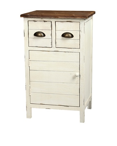 Gallerie Décor Dover Two-Drawer Accent Cabinet, CreamAs You See