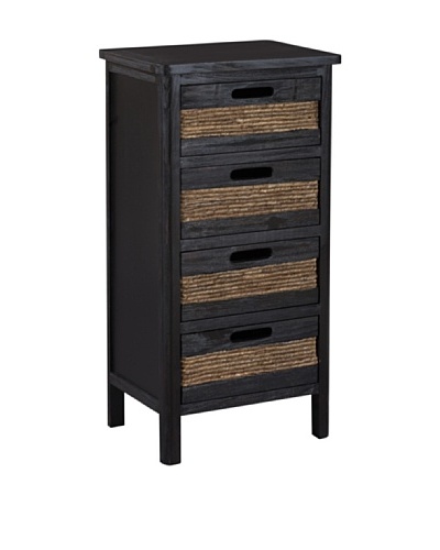 Gallerie Décor Bali Four-Drawer Cabinet, EspressoAs You See