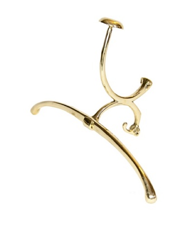 Gargoyles Ltd. Vintage Replica Brass Coat Hook