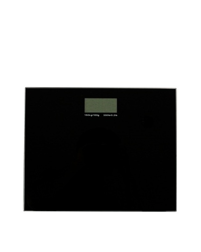 Gedy by Nameek's Square Electronic Bathroom Scale, Black
