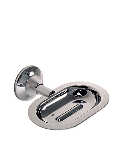 Gedy by Nameek's Ascot Collection Wall-Mountable Chrome Soap Dish, Polished ChromeAs You See