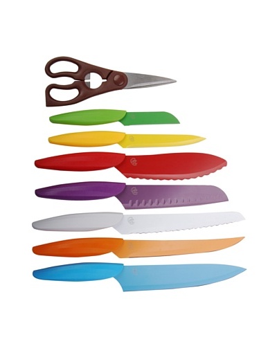 Gela Global 8-Piece Boxed Knives Set, Multicolored