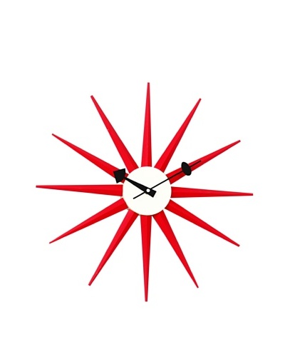 George Nelson Classic Wooden Sunburst Clock