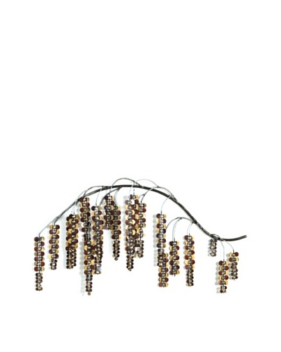 Global Views Brass Wisteria Branch Wall Hanging, Right