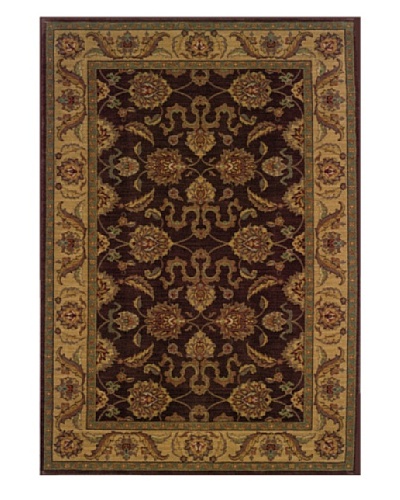 Granville Rugs Tuscany Rug [Brown/Beige/Blue/Gold]