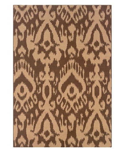 Granville Rugs Ashley Rug [Brown/Ivory]