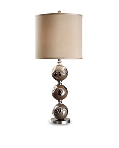 Greenwich Lighting Gia Table Lamp, Mocha/SilverAs You See