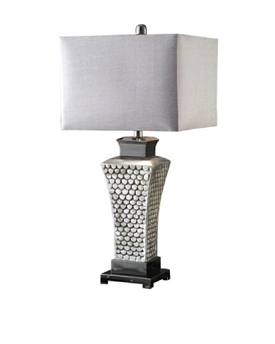 Greenwich Lighting Winmark Table Lamp, Polished Aluminum/Black NickelAs You See