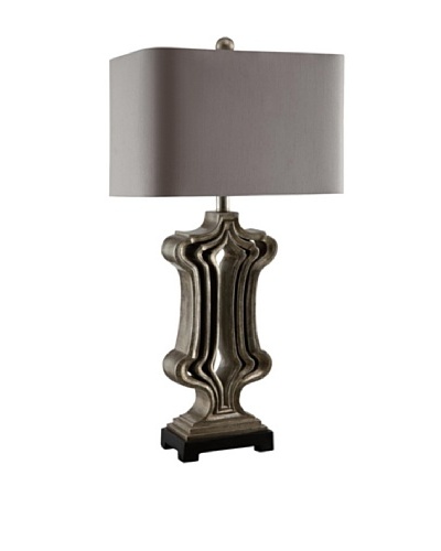 Greenwich Lighting Summit Table Lamp, Toasted Silver