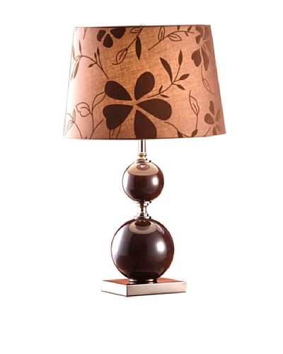 Greenwich Lighting Ilona Table Lamp, Dark Amber/Copper