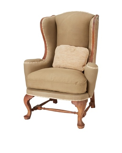 GuildMaster Andrew Jackson Wingback Chair, Acorn