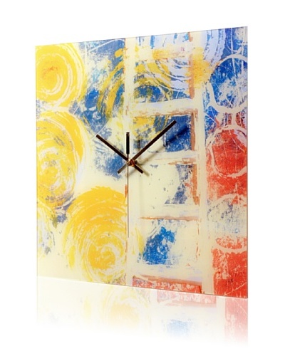 HangTime Designs Rainbow Seekers Wall Clock, Multi
