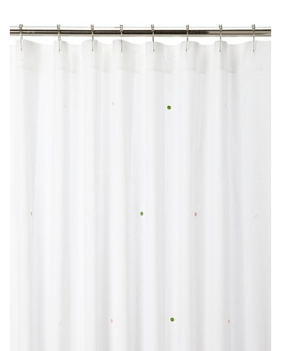 Haute Home Polka Dots Shower Curtain, Multi