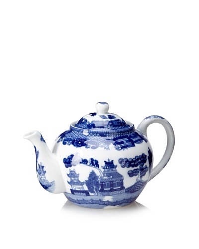 Blue Willow Teapot with Infuser