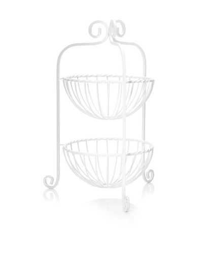 Mesa Home Products Scroll Curl 2-Tier Basket