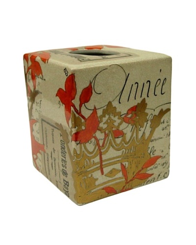 HomArt Royal Ledger Porcelain Tissue Box