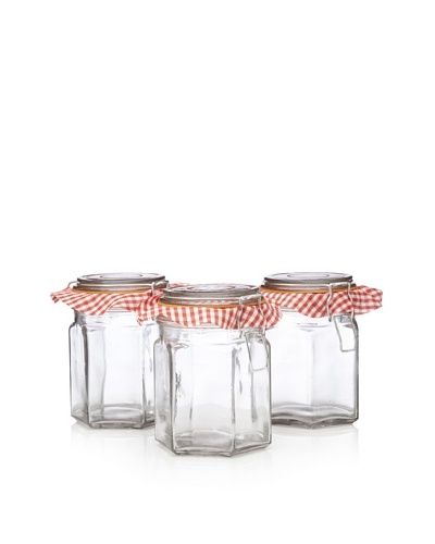 Home Essentials Set of 3 Klein's Bail Hexagon Storage Jars