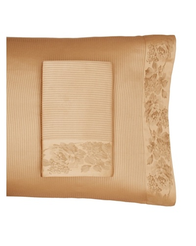 Home Treasures Victoria Stripe Pillowcases [Olive/Gold]